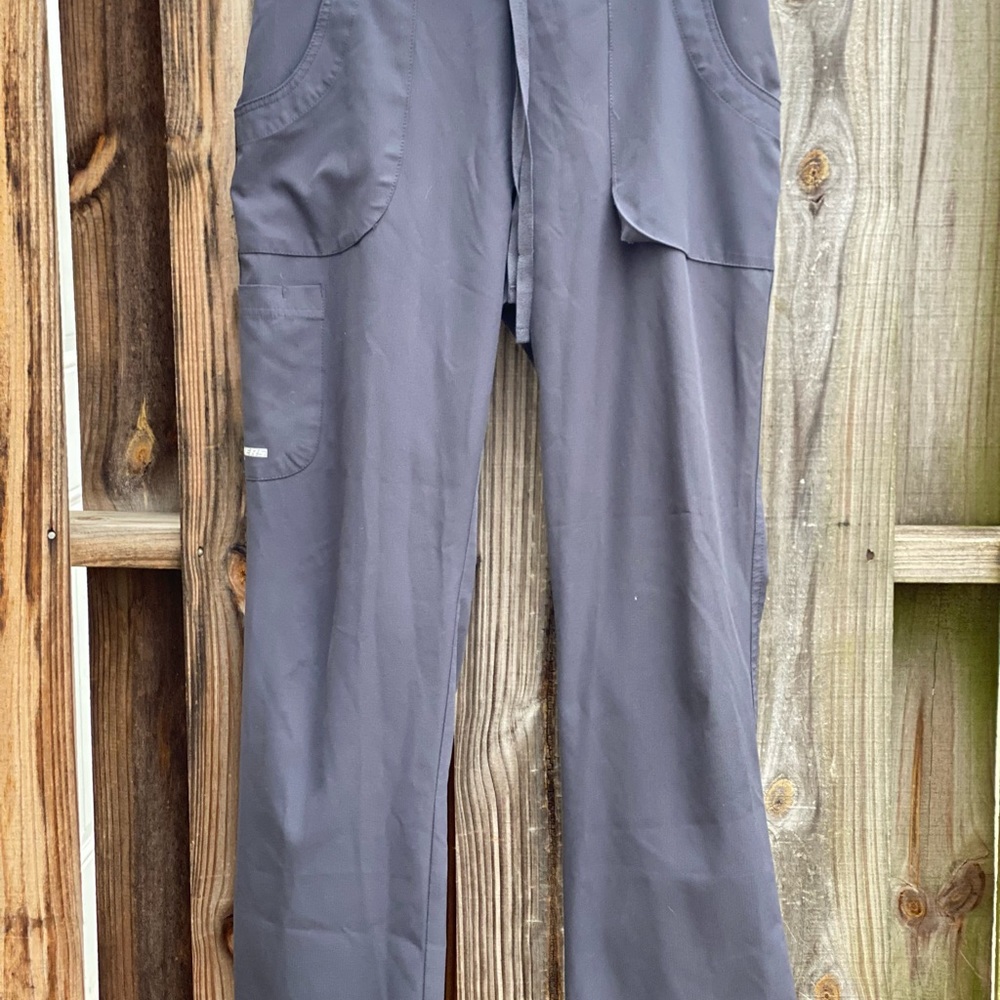 Gray scrubs